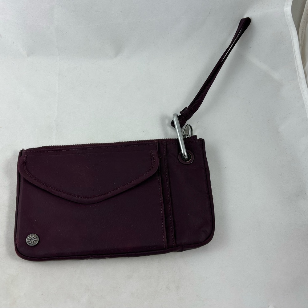 ATHLETA Coffee Run Clutch Wallet Wristlet Phone Case Pouch